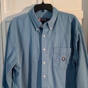 Chaps Ralph Lauren Casual Button Down Shirt Woven Fabric